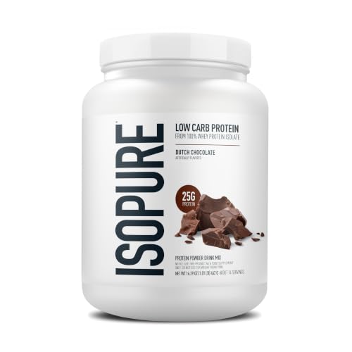 Isopure Low Carb Whey Isolate Dutch Chocolate