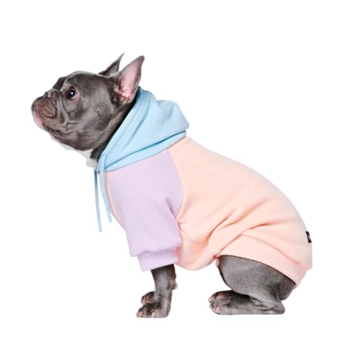 Spark Paws Dog Hoodie Sweatshirt Pullover – Premium Quality, Soft, Comfortable and Suitable for Large Dogs, for All Breeds – Hoodies, Fleece Sweater, Pet Clothing – Cotton Candy – M