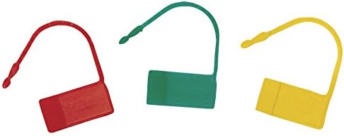 484108-G Safety Control Seals Without Numbers, 100 Per Pack, Green