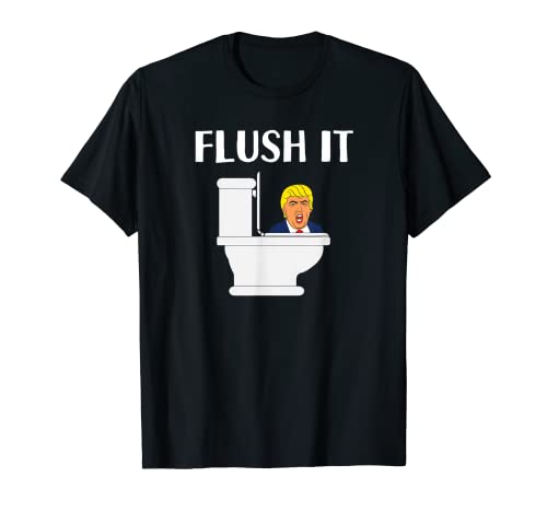 Flush it Toilet Trump para juicio político Camiseta