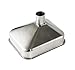 Stainless Steel Funnel for Large Diameter Hopper Rectangular Square Kitchen Funnels Industrial Wine Liquid Filling Hoppers