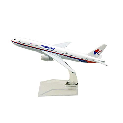 Image of Toys Uncle Diecast Aeroplane Scale Model, (A380 Malaysia), Multicolor