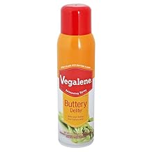 Vegalene Buttery Delite Seasoning Spray, 17oz Aerosol, 6-Pack