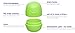 Ubbi Interchangeable Bath Toys for Toddlers and Baby, Colorful Mix and Match Baby Bath Accessory, Water Toys for Toddler Bath Playtime, Set of 4
