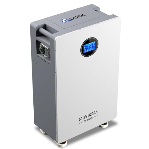 48V 320Ah LiFePO4 Battery with BMS and LCD