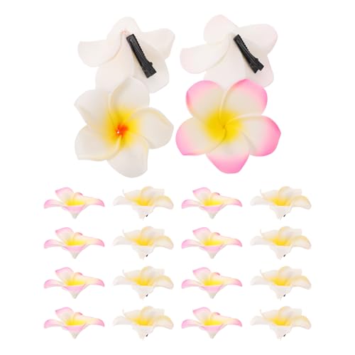 Pinzas para el pelo de plumeria evitan el marchitado en tocados de boda de playa