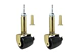 Shepherd Hardware 9532 6-Inch Adjustable Bed Risers, 2-Pack