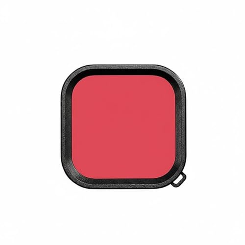 CAQYPVH Carcasa Impermeable para Cámara Acción Resistente A hasta 60m Funda Buceo para Dispositivo Grabación Anti-Rayaduras, Rojo