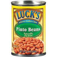 LUCKS Naturally Fat Free Pinto Beans, 15 Ounce