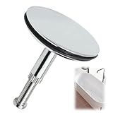 Tappo per Vasca da Bagno, Tappo per Lavabo Tappo di Scarico da 43mm Tappo di Scarico per V...