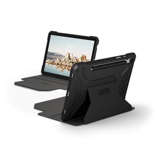 Urban Armor Gear 224339114040 Uag Designed For Samsung Galaxy Tab S9 Case 11 Inch 2023 Sm-X710 Metropolis Se Black, Multi-Angle Kickstand Folio With Auto Wake/Sleep & S Pen Holder Rugged Protective Cover By Urban Armor Gear cover