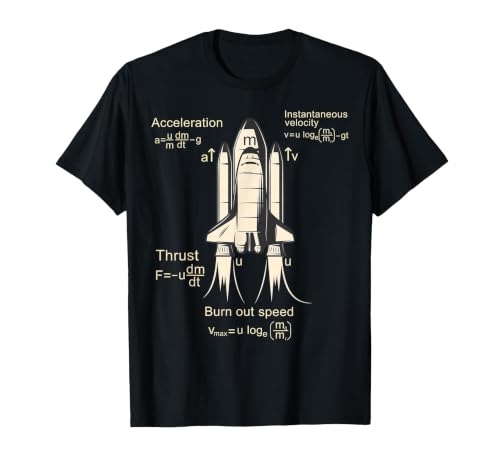 Rocket Propulsion - Rocket Science, Aerospace Engineering T-Shirt, Men, Black, 3X-Large