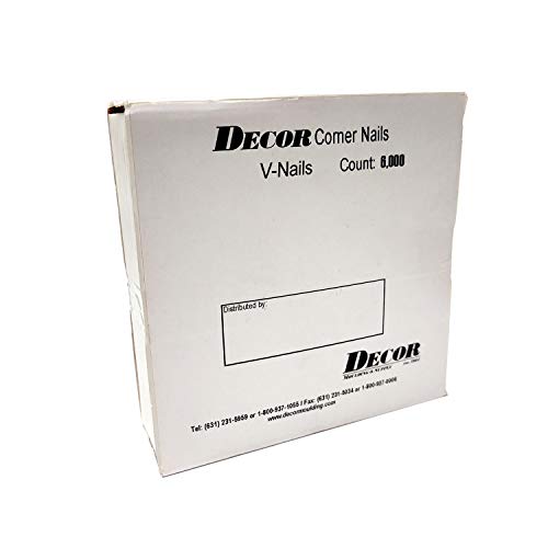 Framer Supply V-Nails for AMP, Hardwood & MDF, 3/8 Inch (10mm), Pack of 6000