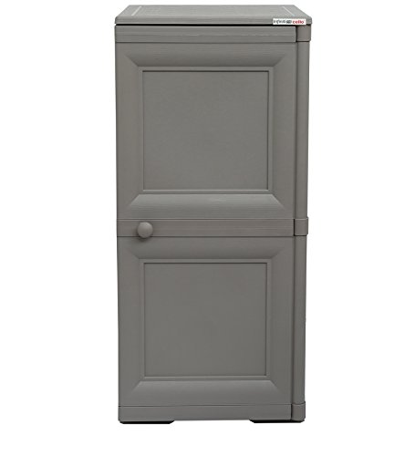 Image of Cello Infiniti Mini 2 Storage Cabinet Plain (Grey)