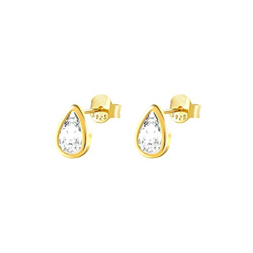 Boucles d'oreilles goutte d'eau en argent pour illuminer votre tenue de bureau