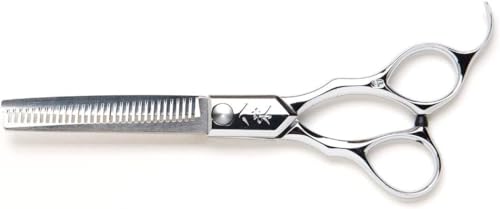 Yasaka Japanese Beauty Shears/Scissors Cutting YS-300 30 Tooth Thinning Shear, 6.0 Length - Permanent Finger Rest and Classic Ergonomic Handles
