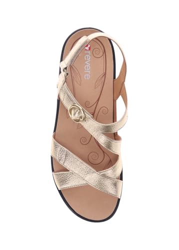 Revere Nagoy Women’s Sandals - Premium Leather, Arch Support, Adjustable 3-Strap Fit & Enhanced Cushioning - Shock-Absorbing, Orthotic-Friendly for Everyday Wear4