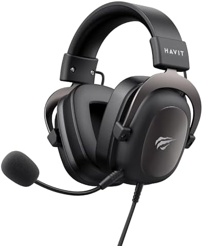 Havit Headphone Fone de Ouvido H2002d, Gamer, com Microfone, Fala...