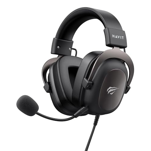 Havit Headphone Fone de Ouvido H2002d, Gamer, com Microfone, Falante 53mm, Plug 3, 5mm: compatível com XBOX ONE e PS4, HAVIT, HV-H2002d