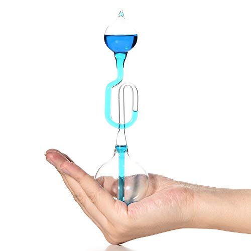 Hand Boiler Toy, Liquid Boils in Glass Ornaments, Demonstrates Vapour-Liquid Equilibrium, 100%, Glass Toy with Colorful Liquid