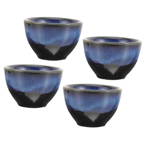 NAMOARLY Set of Japanese Ceramics Bowls White Porcelain Sake Cup Tea Wine Cup for Entertaining