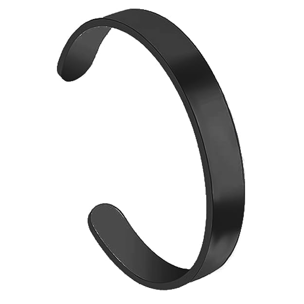 Black Bracelet for Men Boys Fashion Kada Bracelet for Men and Boy-image-13
