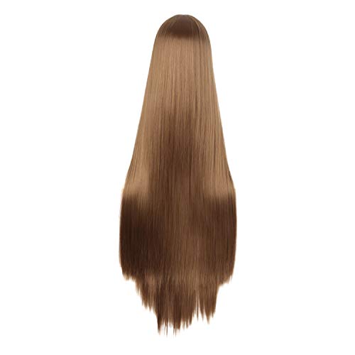 Image of MapofBeauty 40 Inch /100cm Fashion Straight Long Costume Anime Cosplay Wig (Light Brown)
