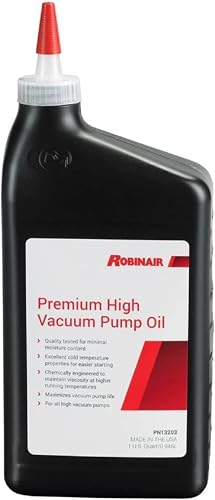 Robinair 13203 Premium High Vacuum Pump Oil