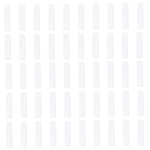 TOVINANNA 50 Pcs Tubo De Lápiz Labial Vacío Lápiz Labial Líquido Contenedores De Brillo De Labios Condimento Kit Para Hacer Brillo De Labios Pintalabios Para Mujer Tapas Transparent Páginas