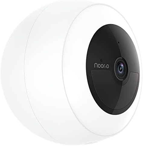 Noorio B310 Outdoor Wireless Security Camera 2K Resolution, Battery Powered Camera for Home Security, Color Night Vision with Ultra-Bright Spotlight 16GB Local Storage Work with Alexa (No Magnetic)