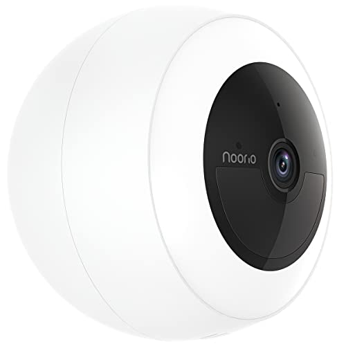 Noorio B310 Outdoor Wireless Security Camera 2K Resolution, Battery Powered Camera For Home Security, Color Night Vision With Ultra-Bright Spotlight 16Gb Local Storage Work With Alexa (No Magnetic) #TOP2