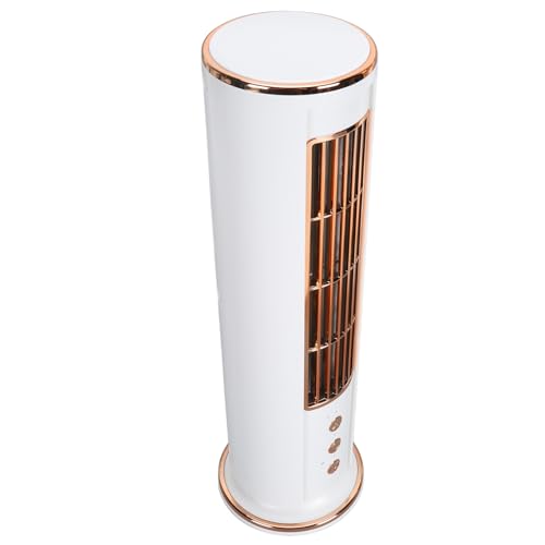 AKLOSIPY Ventilador de Escritorio de USB L Compacto, 3 Velocidades y LLACIÓN, Torre E Silenciosa para el Enfriamiento S