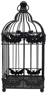 11.75" Black Metal Bird Cage by Ashland® - Halloween Home Decor