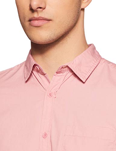 Image of Amazon Brand - Symbol Men's Cotton Shirt | Casual | Plain | Full Sleeve | Summer - Regular Fit (Available in Plus Sizes)