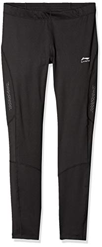 Li-Ning Suzanne Entrenamiento Pantalón Largo, Primavera/Verano, Mujer, Color Negro, tamaño Large