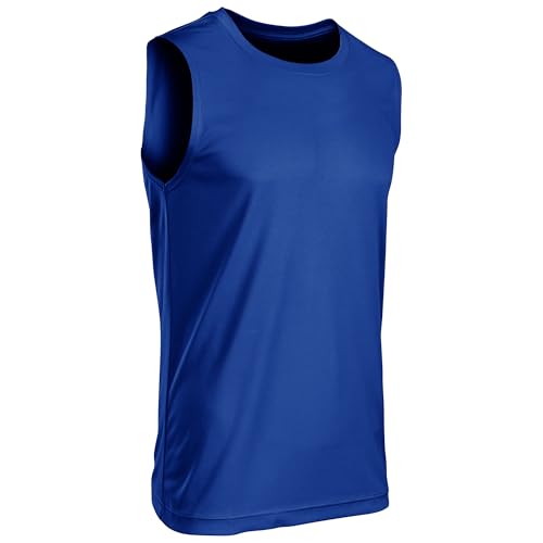 Vision Sleeveless Tee, Adult 2X-Large, Royal