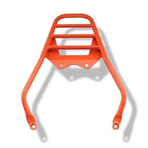 バイク リアキャリア 390に適合する アドベンチャー用リアテールラックトップボックスケーススーツケースキャリアボード390アドベンチャー 2021 2022 2023 2024用荷物ラック リアラゲッジラックブ(A-Orange)