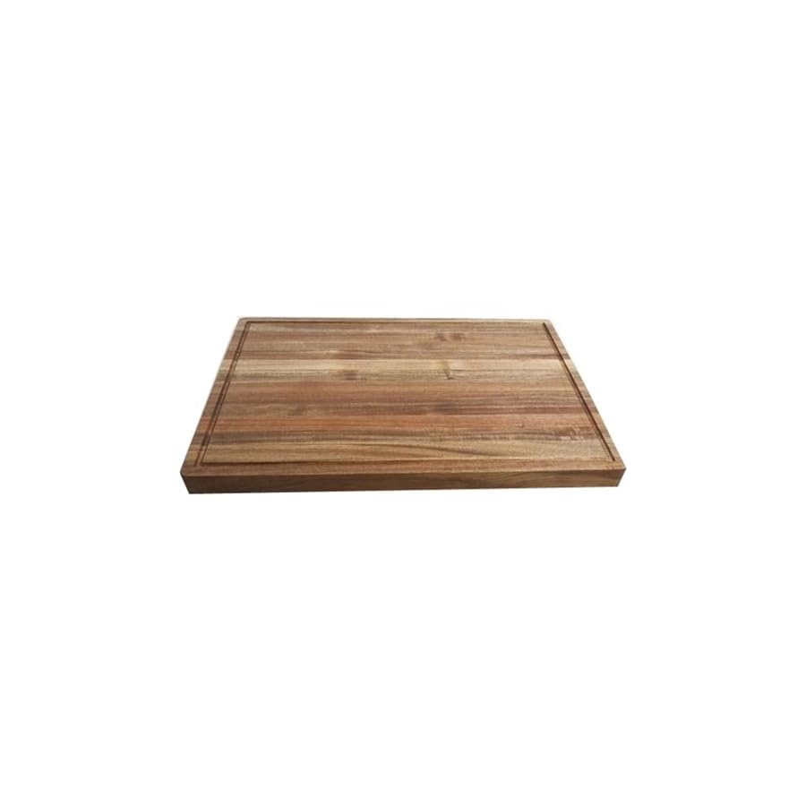 Kenmore-Kenosha-Heavy-Duty-Acacia-Wood-Extra-Large-Cutting-Board-WJuice-Grove-24x16-inch Kenmore Kenosha Heavy Duty Acacia Wood Extra Large Cutting Board W/Juice Grove, 24x16-inch
