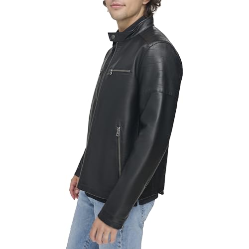 Image of Levi's Men's Faux Leather Racer Jacket