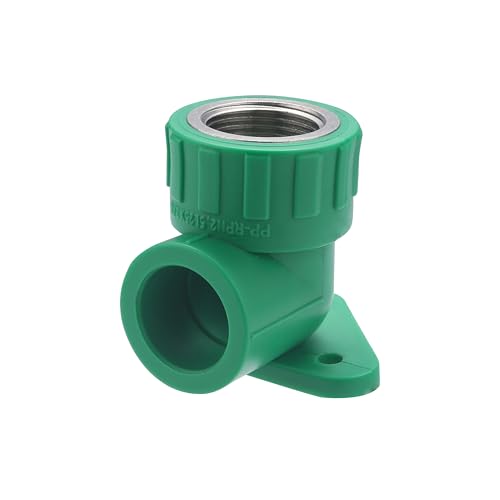 Codo mural PPR rosca hembra 3/4 x Ø25 mm para evitar fugas en baños 3