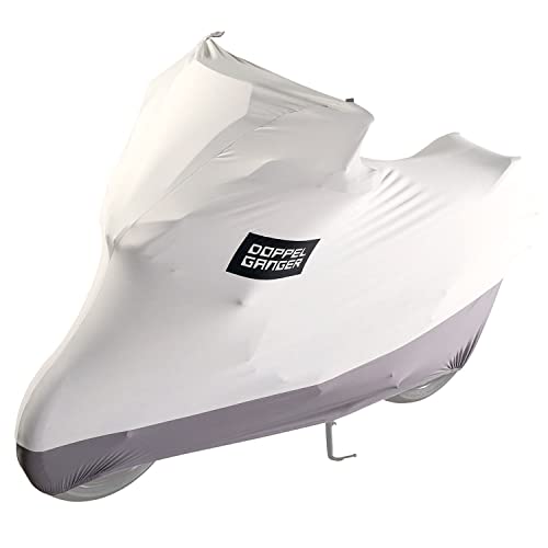 Doppelganger DCC532-GY Stretch Motorcycle Cover, ADV, Scratch Prevention, Gray