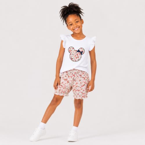 Image of Mud Kingdom Girls Outfits Cute Cartoon Polka Dots Summer Holiday Clothes Sets