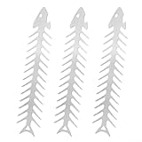 Grillhalter aus Edelstahl, Fischgräten-Design, perfekt für Familienfeiern und Grillpartys (L)