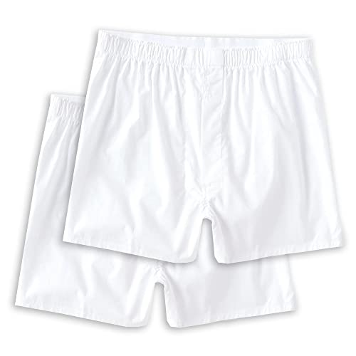 Roundtree & Yorke Premium Men's Big and Tall Full-Cut Boxers, 100% Combed Cotton, 2-Pack Boxer Shorts