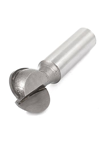 Aexit 73mm Long Special tool Straight drill hole Metal Flush Trim Router Bit 1/4