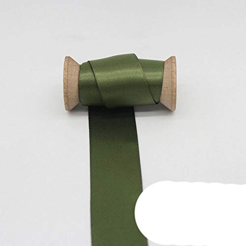 5 metros/lote cinta de grogrén cinta de satén verde/oliva/musgo/menta/salvia 2020 Color de moda artesanía DIY 6mm 9mm 16mm 25mm 38mm Cover