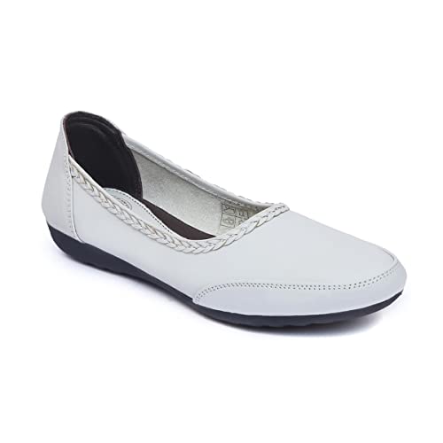 Image of Zoom Shoes Leather Casual /Formal Bellies for Women /Girls Adults Super Comfortable with Lightweight and Slip Resistant Sole A-116