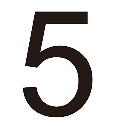 Numero civico moderno, segnaletica moderna for indirizzi 0-9 adatta, for lampade con numeri civici a led galleggianti domestici, luce a cifre for la casa a led, (NO.3149)(Orange,120mm)