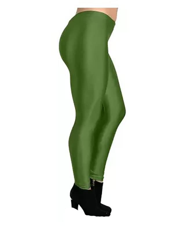 Image of Cron New Trend Shiny Churidar Leggings for Women and Girls (Pack of 1) CRN-20