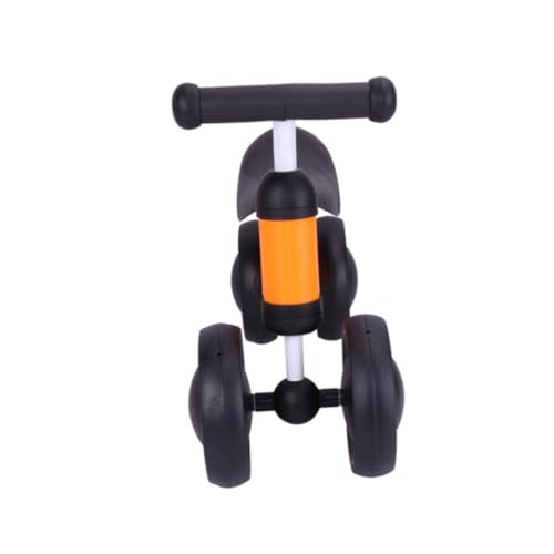 LOLIPPYY Bicicleta sin para Bebés con Ruedas Anchas Antideslizantes Correpasillos para Mejora Equilibrio y Coordinación Juguete Evolutivo para Pequeños Color Naranja